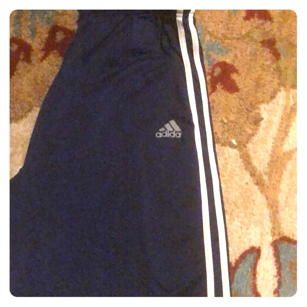 Men’s blue adidas pants medium